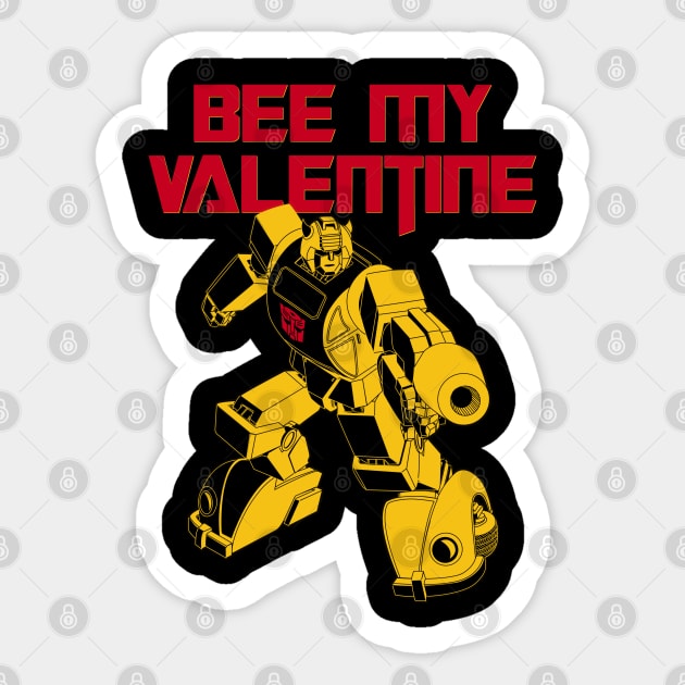 BUMBLEBEE MY VALENTINE Sticker by ROBZILLA